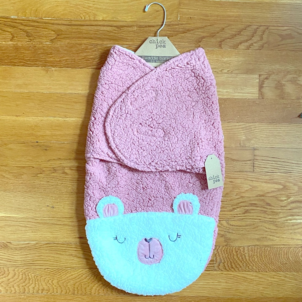 NWT Chickpea Sherpa Swaddle